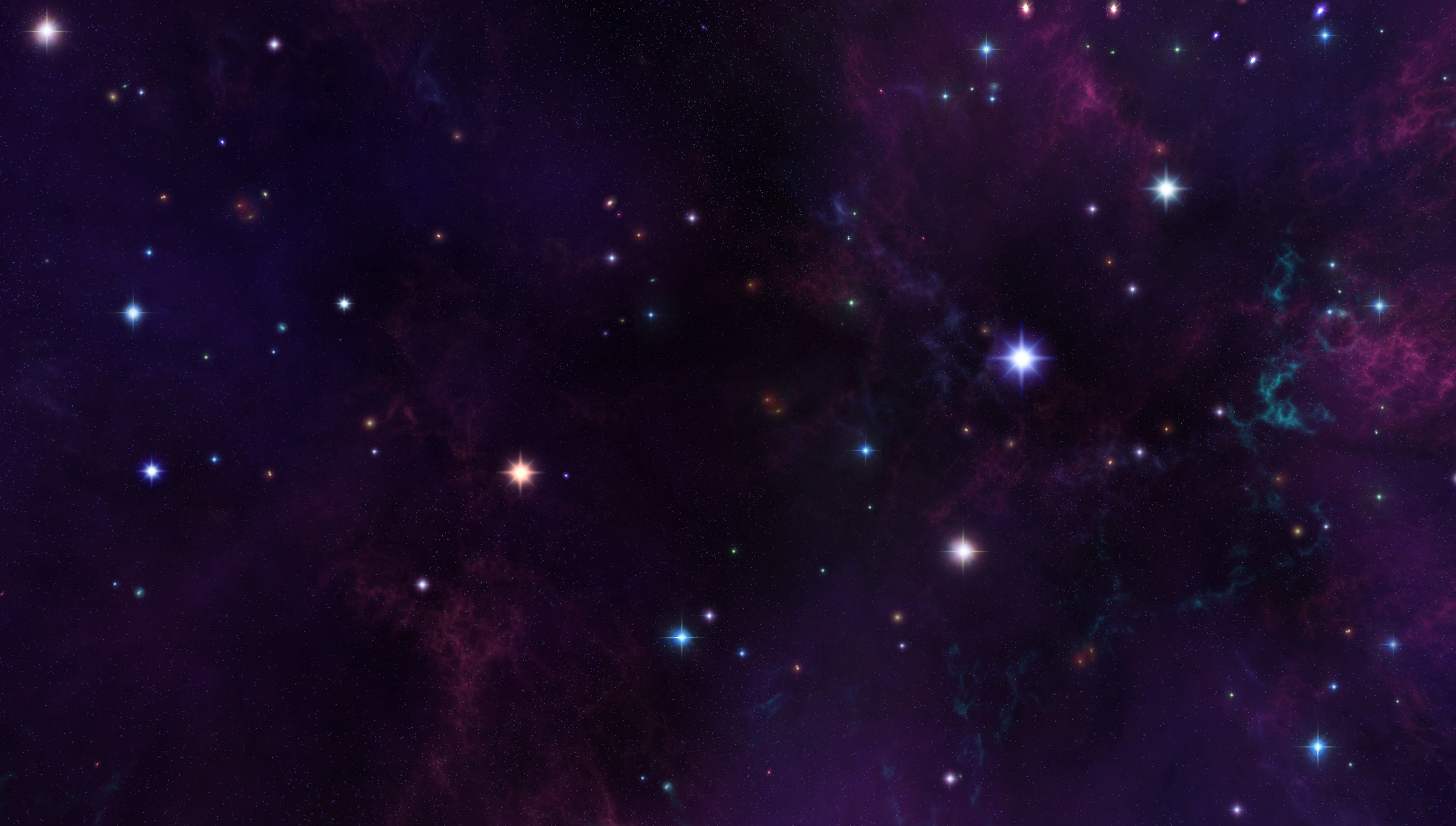 Dark galaxy background